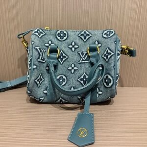 LV denim monogram bag